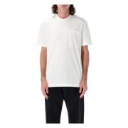 Nieuw Logo Tag T-shirt Jil Sander , White , Heren