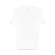 Witte Crew Neck Korte Mouw T-shirt Y-3 , White , Dames