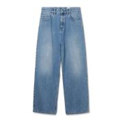 Geborduurde relaxte jeans Axel Arigato , Blue , Heren