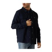 Bedford Cord Overshirt in Donkerblauw Lyle & Scott , Blue , Heren