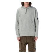 Verhoogde Fleece Hoodie C.p. Company , Gray , Heren