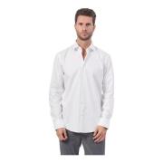 Wit katoenen overhemd met lange mouwen Hugo Boss , White , Heren