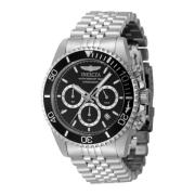 Pro Diver Quartz Horloge - Zwarte Wijzerplaat Invicta Watches , Gray ,...