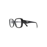 Klassiek Zwart Optisch Montuur Prada , Black , Dames