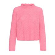 Franse Roze Gebreide Trui InWear , Pink , Dames