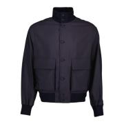 Blauwe Iconische Harrington Jas Dior , Blue , Heren