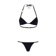 Monochrome Braziliaanse Stijl Bikini Set Dolce & Gabbana , Black , Dam...