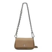 Minimal Monogram Schoudertas Vrouwen Calvin Klein , Beige , Dames