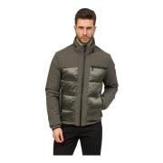 Militaire gewatteerde jas met softshell-inzetstukken YES ZEE , Green ,...