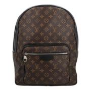 Pre-owned Canvas backpacks Louis Vuitton Vintage , Brown , Dames