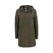 Dames Parka met capuchon Loose Fit Camel Active , Green , Heren