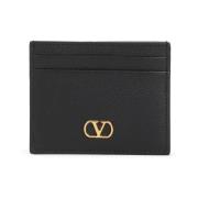 Zwarte Leren Portemonnee Dames Accessoires Valentino Garavani , Black ...