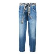 Denim Jeans met Lyocell Mix Pinko , Blue , Dames