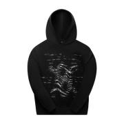 Nylon Gebreide kleding en Hoodie Rewind Daily Paper , Black , Heren