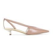 Platino Ballerina Schoenen Giorgio Armani , Beige , Dames