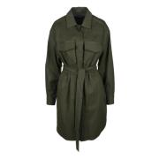 Lyocell Elastaan Damesjurk Dondup , Green , Dames