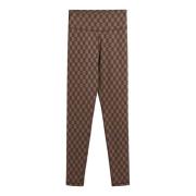 Donker Mahonie Leggings Polene By Herenne Birger , Brown , Dames