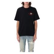 Geborduurde Dreamers T-shirt Zwart Amiri , Black , Heren