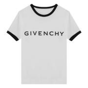 Korte mouwen ronde hals T-shirt Givenchy , White , Dames