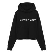 Archetype Cropped Hoodie Givenchy , Black , Dames