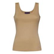 Dameskleding T-shirts & Polo's Beige Ss25 Ralph Lauren , Beige , Dames