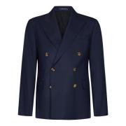 Blauwe Blazer Ralph Lauren , Blue , Heren