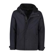 Donkerblauwe winterjas Bugatti , Blue , Heren