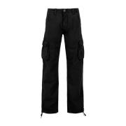 Cargo Katoenen Broek Alpha Industries , Black , Heren