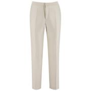 Moderne Silhouet Hoge Taille Broek Fabiana Filippi , Gray , Dames