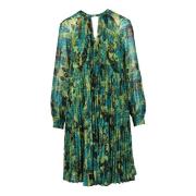 Elegante Zijdeblend Jurk Max Mara , Green , Dames