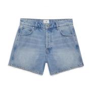 Bleached Blue Denim Shorts & Knickers Anine Bing , Blue , Dames