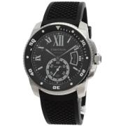 Pre-owned Glass watches Cartier Vintage , Black , Dames