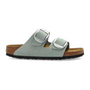 Slides Arizona Big Buckle Birkenstock , Blue , Dames