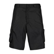 Cargo Broek van Gerecycled Nylon Prada , Black , Heren