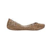 Glitter Ballerina Schoenen Melissa , Beige , Dames