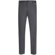 Logo Plaat Grijze Broek Dolce & Gabbana , Gray , Heren