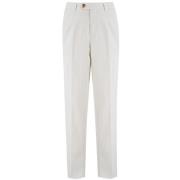 Getailleerde Darted Taillebroek Brunello Cucinelli , White , Heren