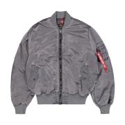 Nylon Puffer en Parka Jassen Alpha Industries , Gray , Heren