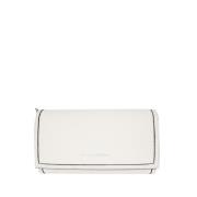 Zachte leren schoudertas portemonnee Ermanno Scervino , White , Dames