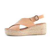 Orchid wedge suede - Apricot Shoe the Bear , Orange , Dames