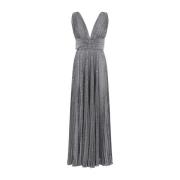 Metallic Jurk voor Vrouwen Dolce & Gabbana , Gray , Dames