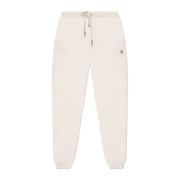 Sweatpants met logo Moncler , Beige , Heren