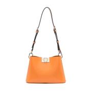 Fleur M Dames Tas Furla , Orange , Dames