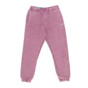 Bordeaux Fleece Sweatpant met Zakken Vans , Pink , Heren