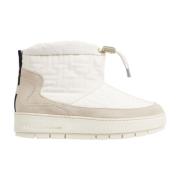 Witte Monogram Snowboot Tommy Hilfiger , White , Dames