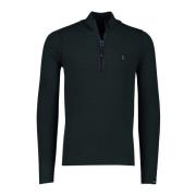 Groene Half Zip Trui in Wolmix Butcher of Blue , Green , Heren