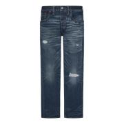 RRL Jeans Blauw Ralph Lauren , Blue , Heren