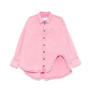 Roze Bubblegum Geborduurde Buitenkleding The Attico , Pink , Dames