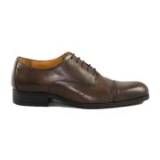 Leren Schoenen - Rubberen Zool Testoni , Brown , Heren