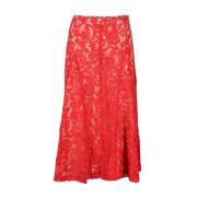 Skirts Semicouture , Red , Dames